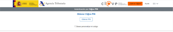 introducir clave pin